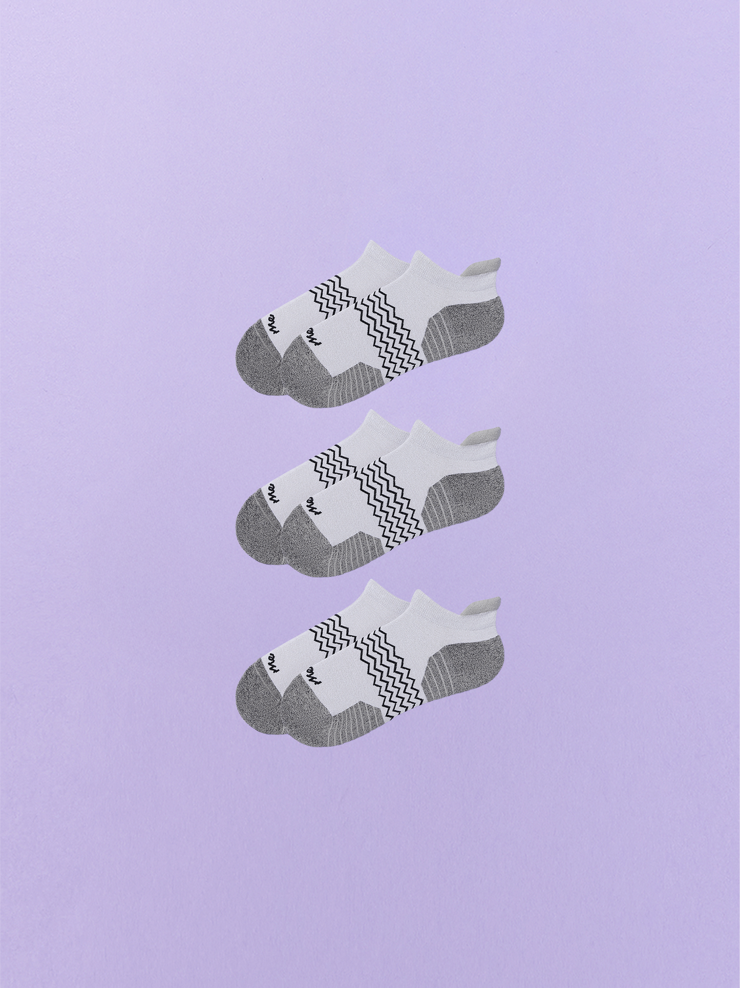 Active Ankle Sock 3-Pack | Heather Grey Pack
