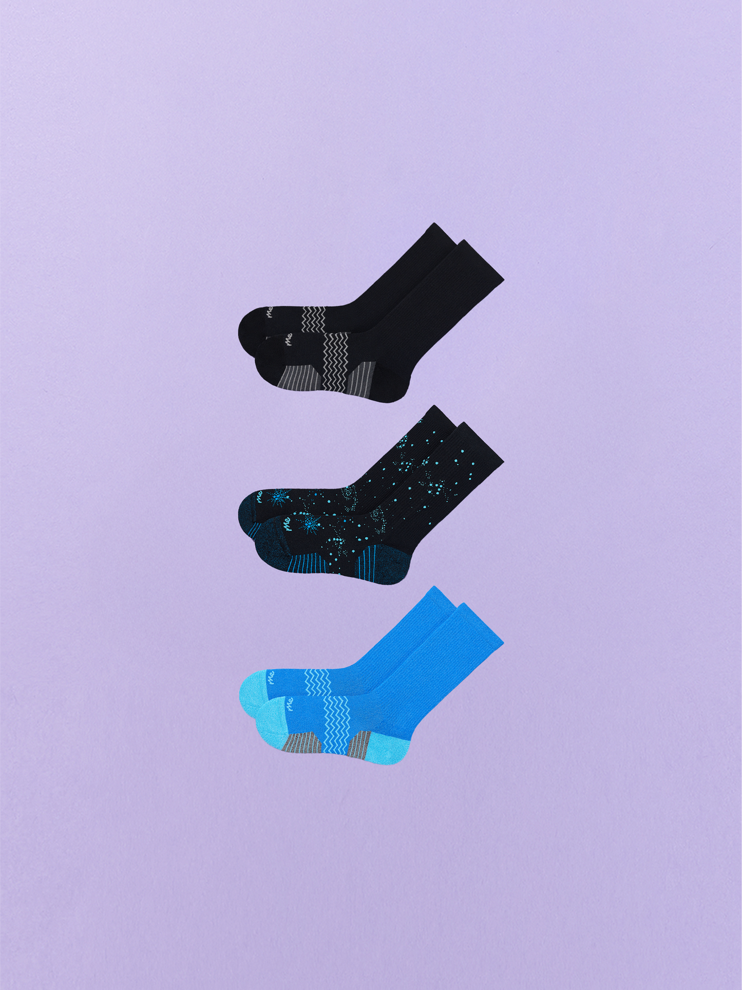 Active Crew Sock 3-Pack | Universe Pack