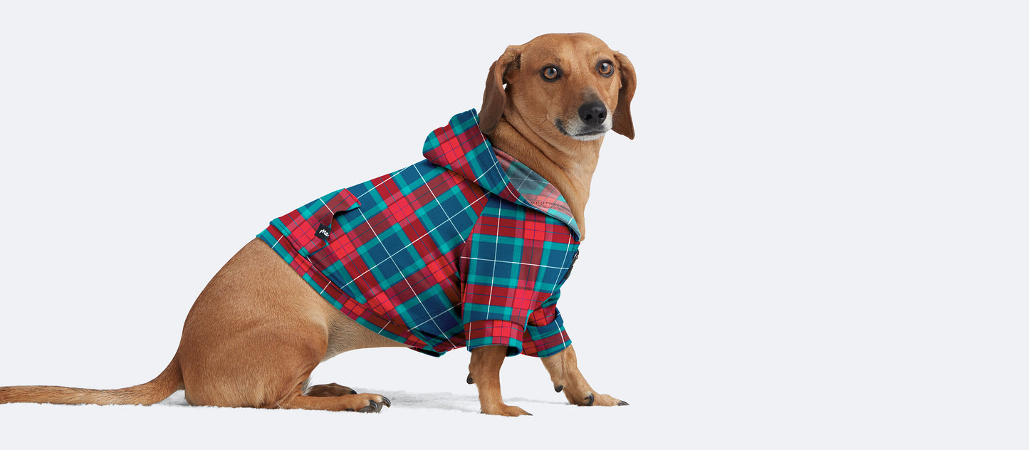 UltraModal™ Dog Hoodie | Very Merry Plaid