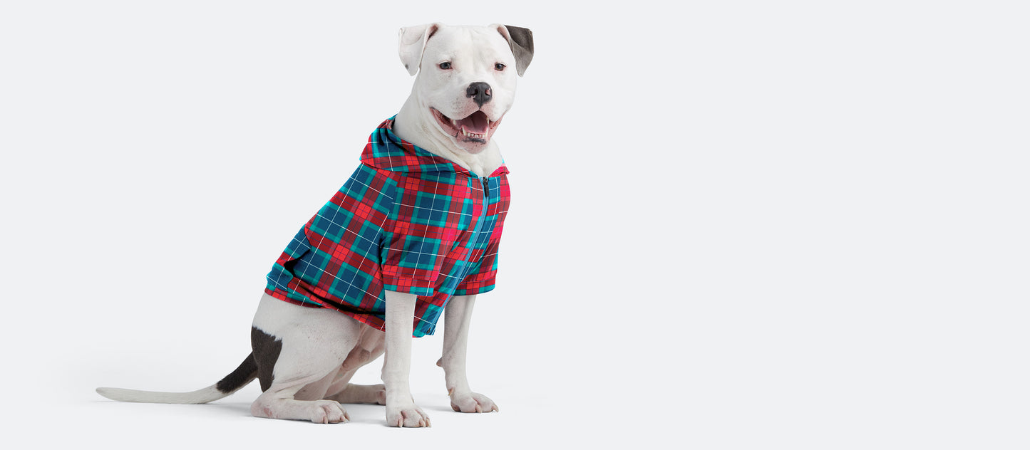 UltraModal™ Dog Hoodie | Very Merry Plaid