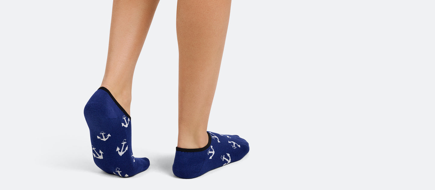 Heritage No Show Sock | Anchors Away