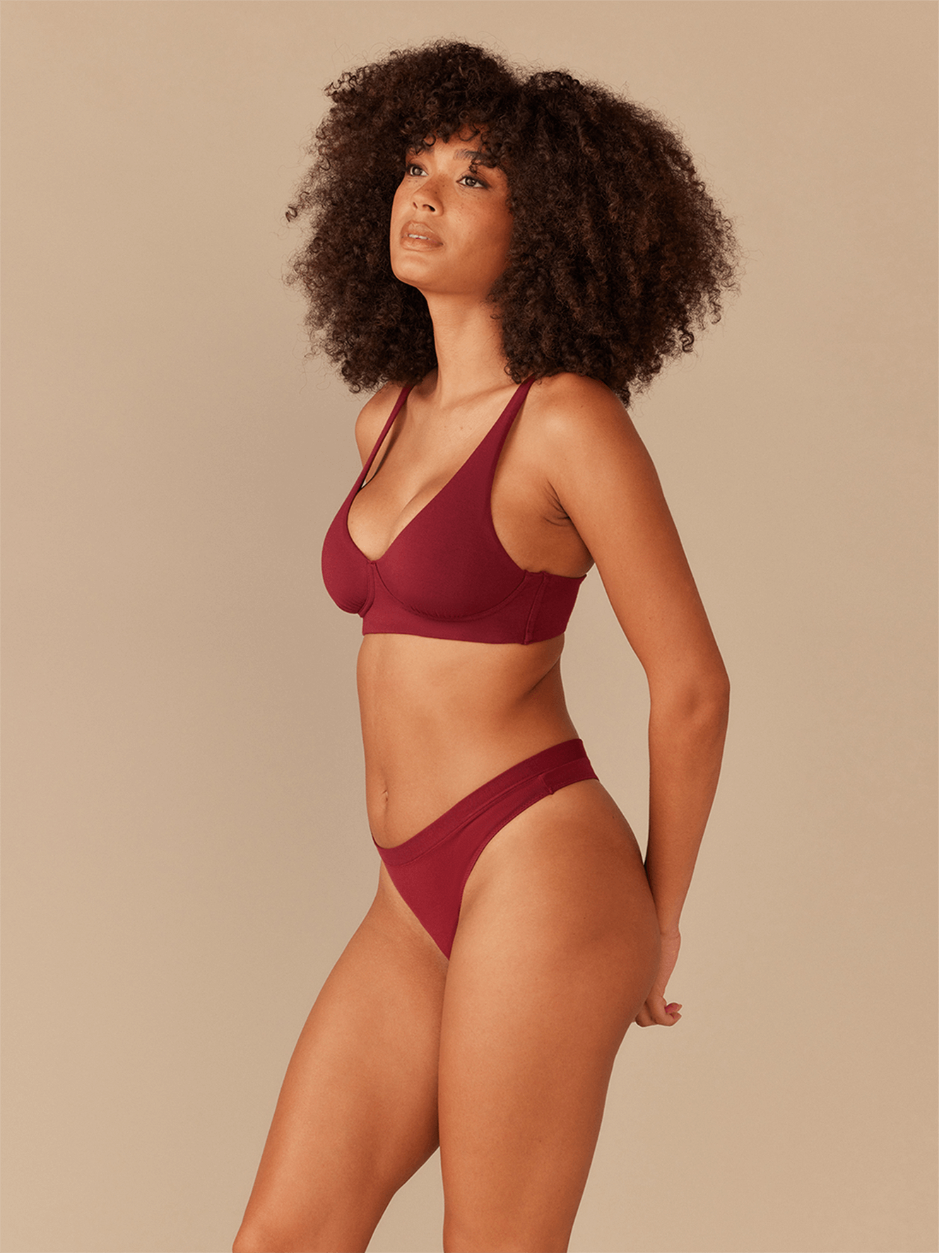 UltraModal™ FeelFree Thong | Cabernet