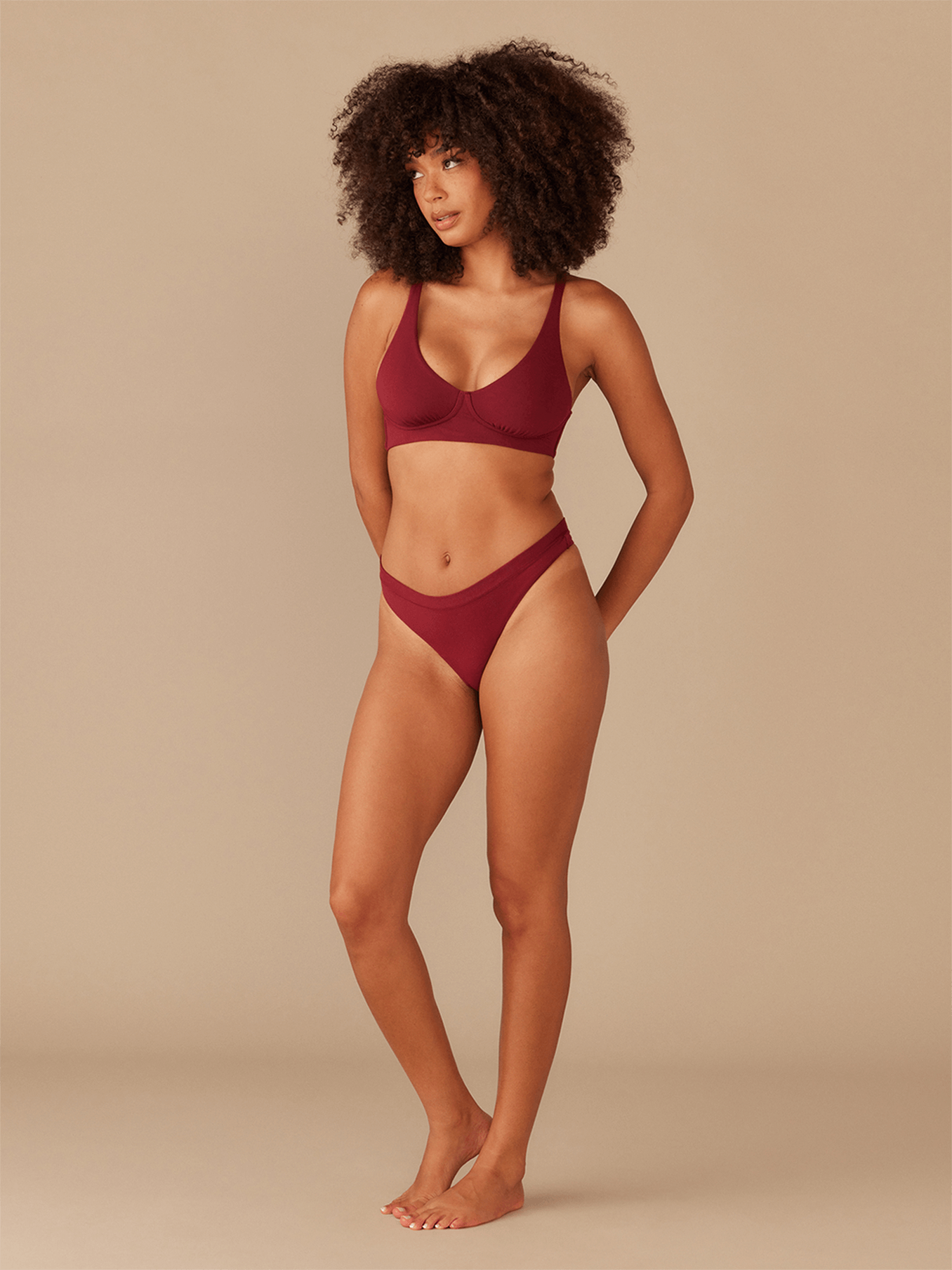 UltraModal™ FeelFree Thong | Cabernet
