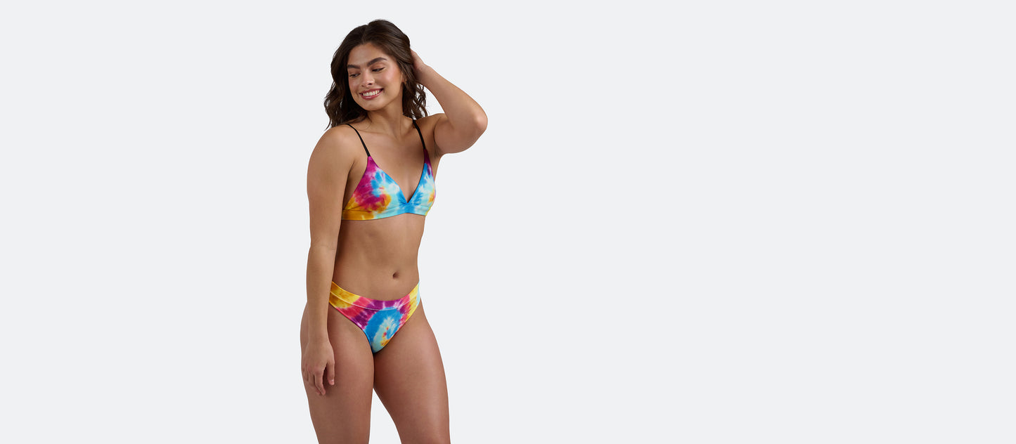UltraModal™ FeelFree Thong | Rainbow Tie Dye