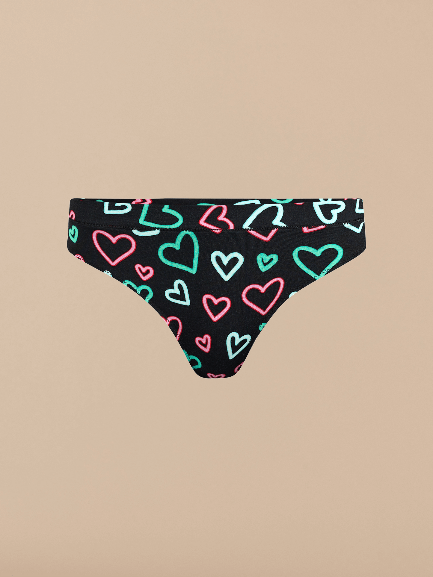 UltraModal™ FeelFree Thong 3-Pack | Electric Hearts Pack