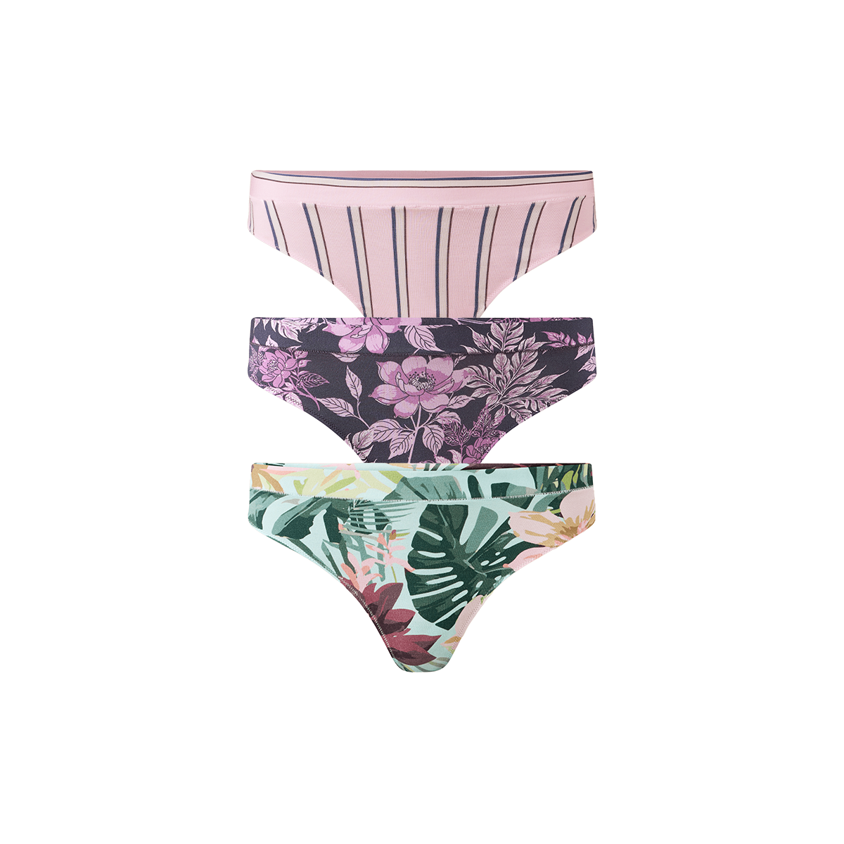 UltraModal™ FeelFree Thong 3-Pack | Summer Garden Pack