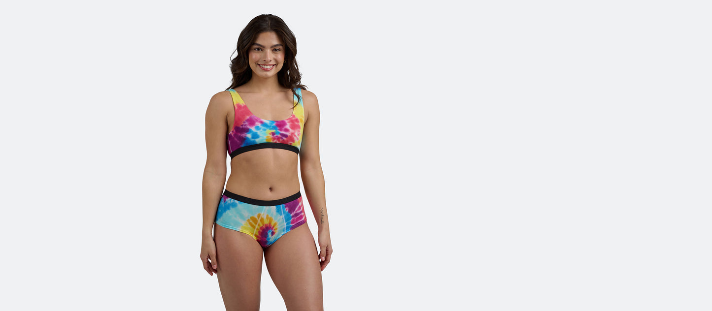 UltraModal™ Core Cheeky Brief | Rainbow Tie Dye
