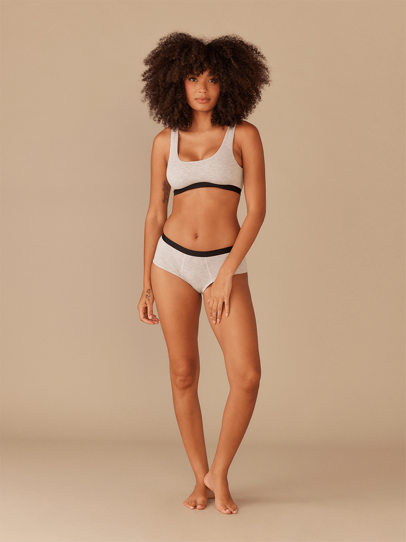 UltraModal™ Core Cheeky Brief | Heather Grey
