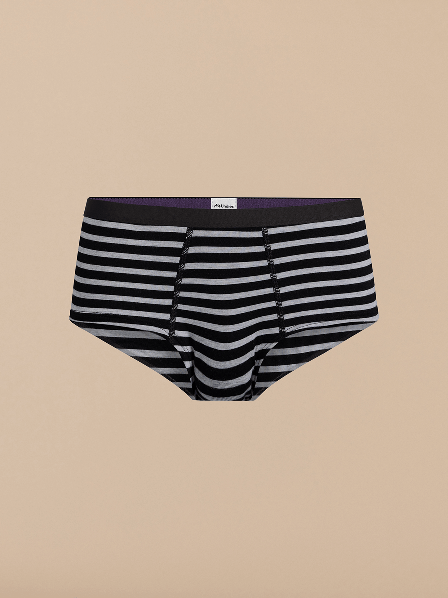 UltraModal™ Core Cheeky Brief | Heather Grey Stripes