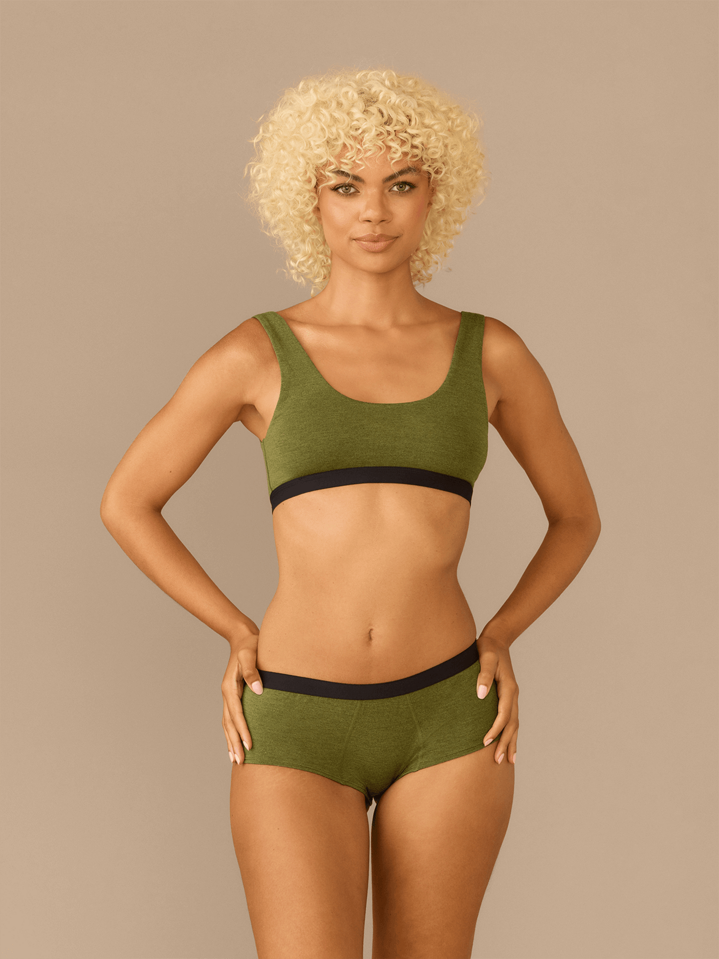UltraModal™ Core Cheeky Brief | Heather Olive