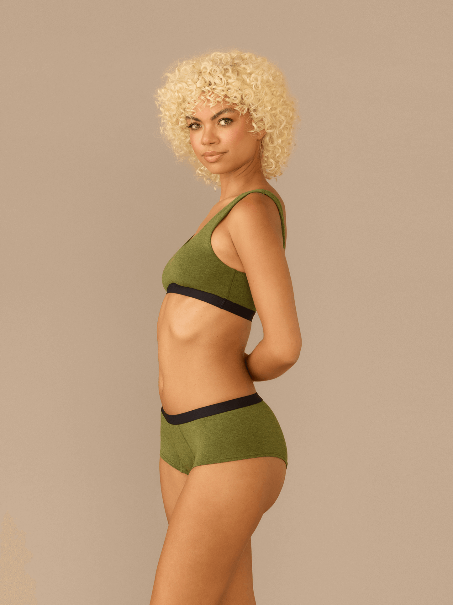 UltraModal™ Core Cheeky Brief | Heather Olive