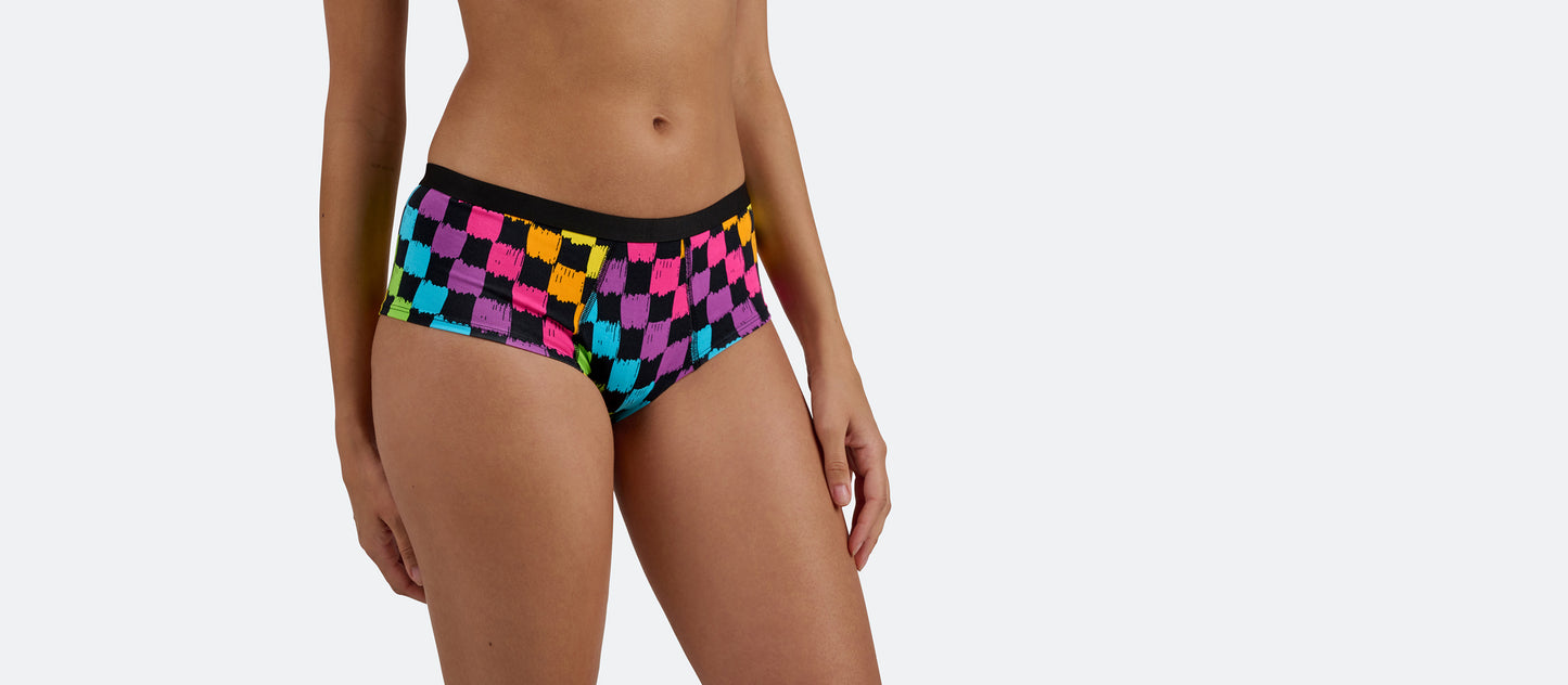 UltraModal™ Core Cheeky Brief | Rainbow Check