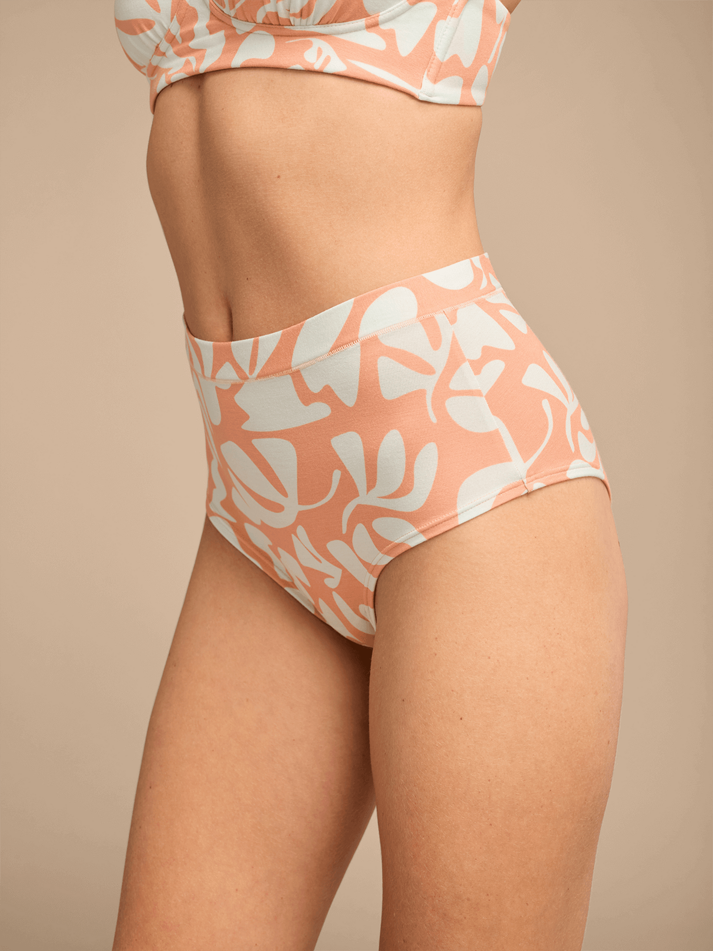 UltraModal™ FeelFree High-Waisted Cheeky | Coral Heatwave