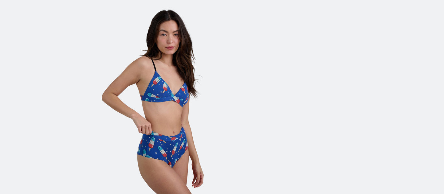UltraModal™ FeelFree Triangle Bralette | Patriotic Pops