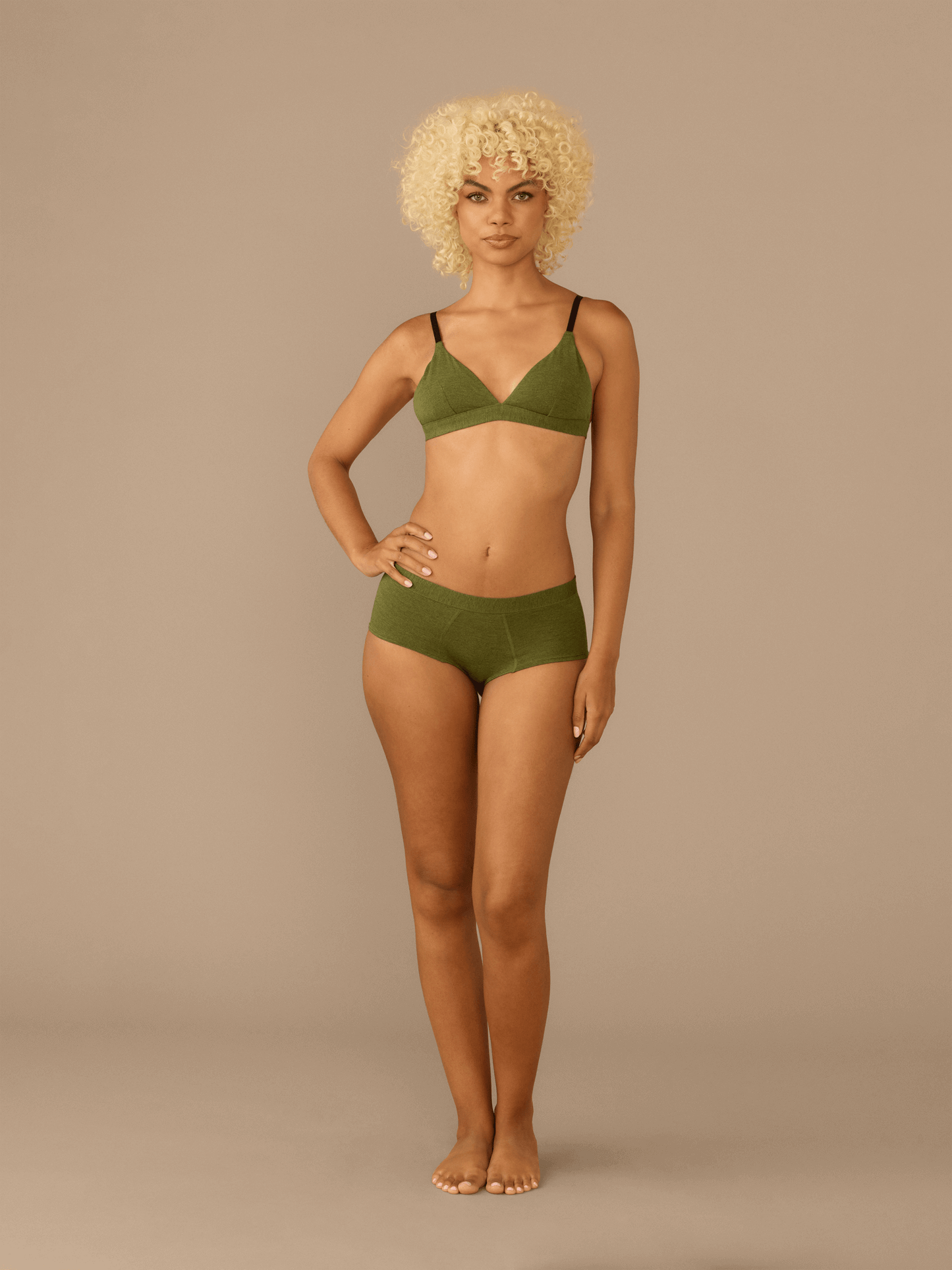 UltraModal™ FeelFree Cheeky Brief | Heather Olive