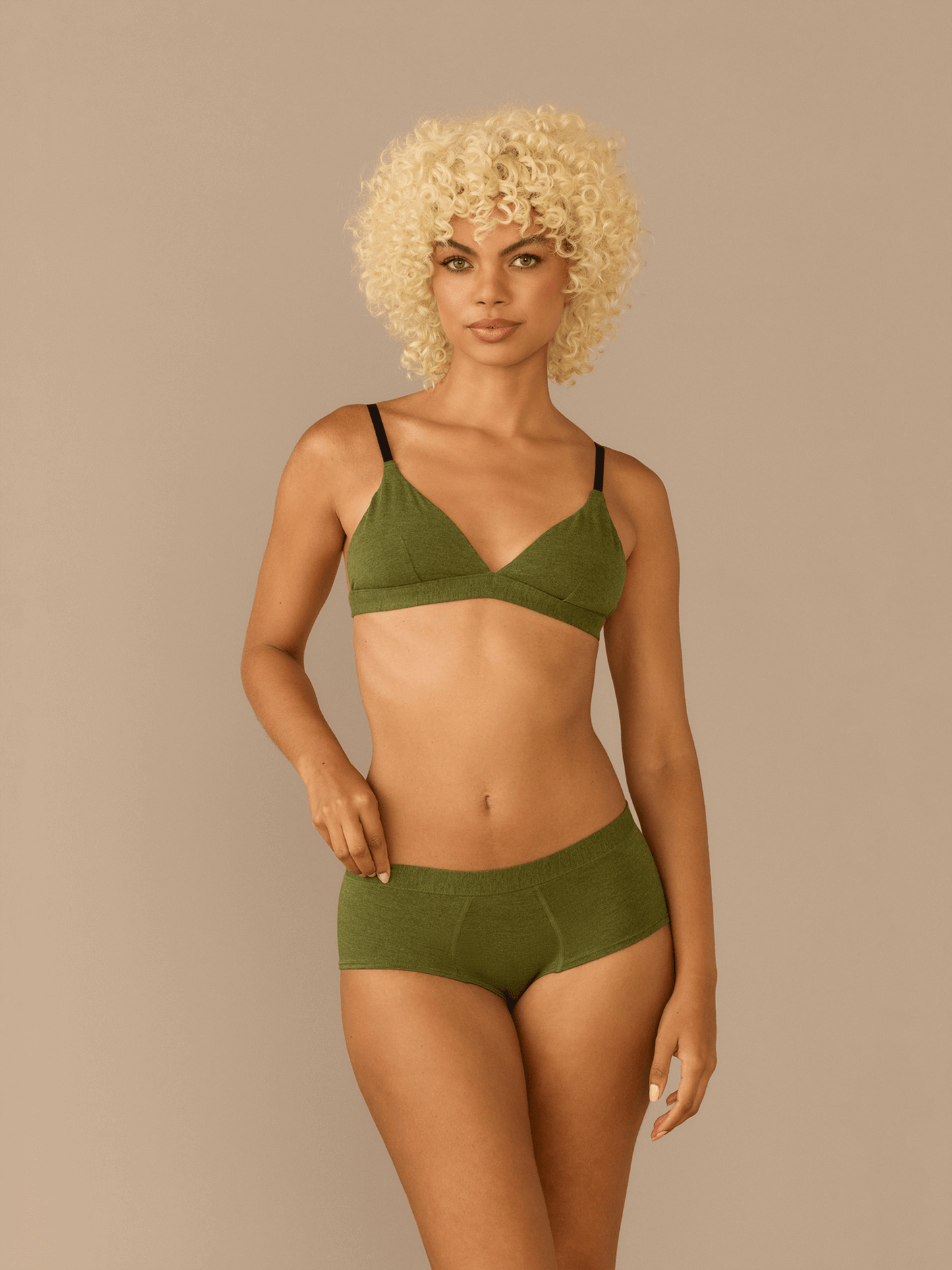 UltraModal™ FeelFree Cheeky Brief | Heather Olive