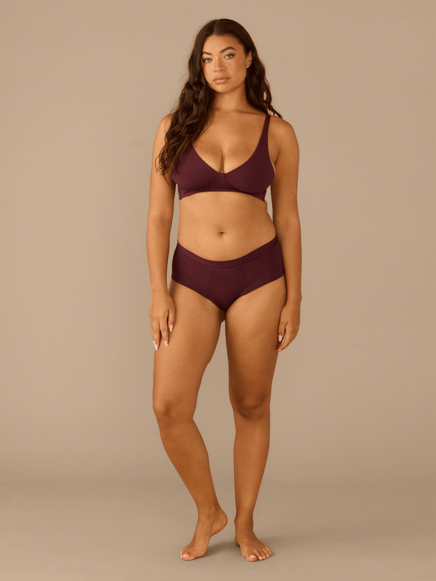 UltraModal™ FeelFree Cheeky Brief | Heather Wine