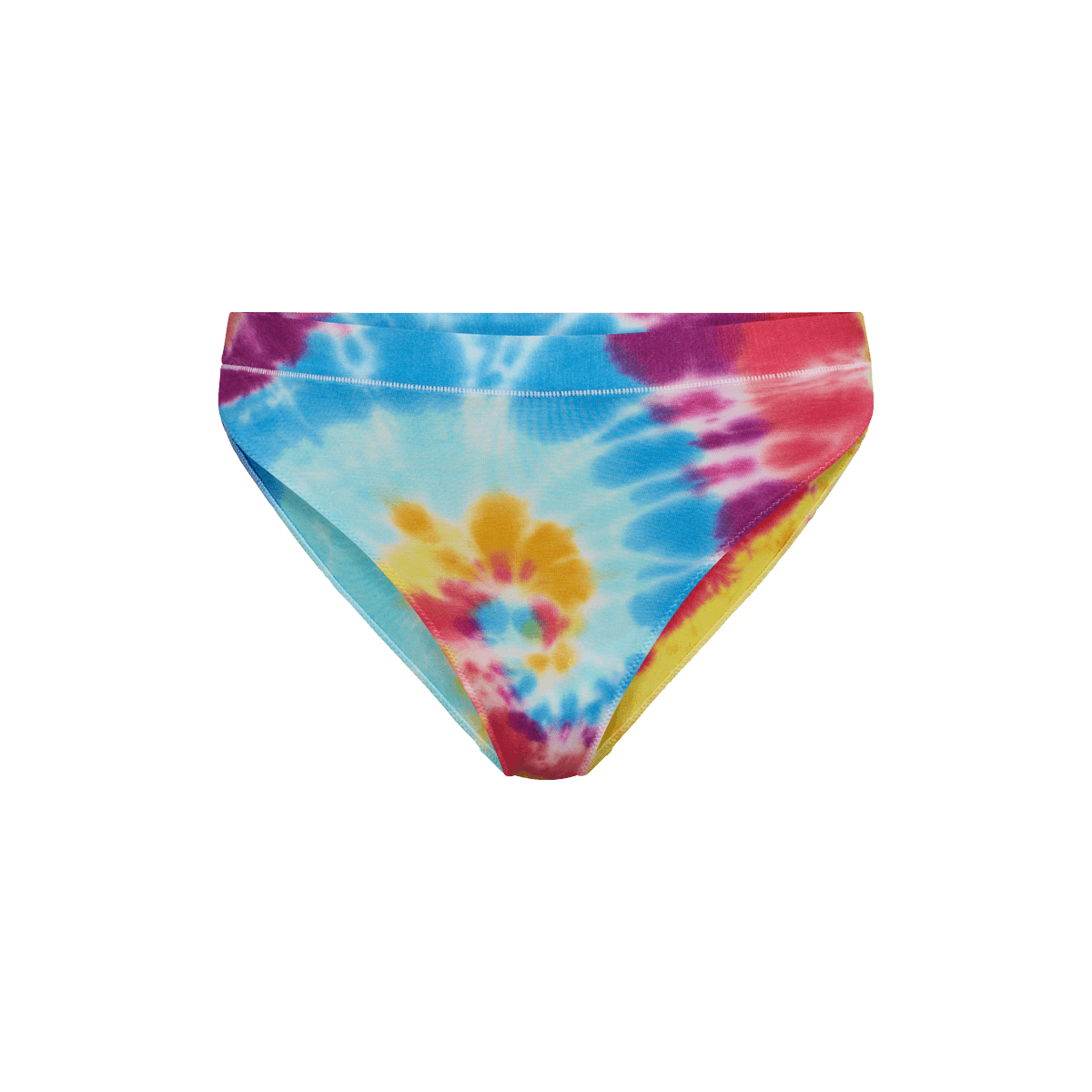 UltraModal™ FeelFree High-Leg Bikini | Rainbow Tie Dye