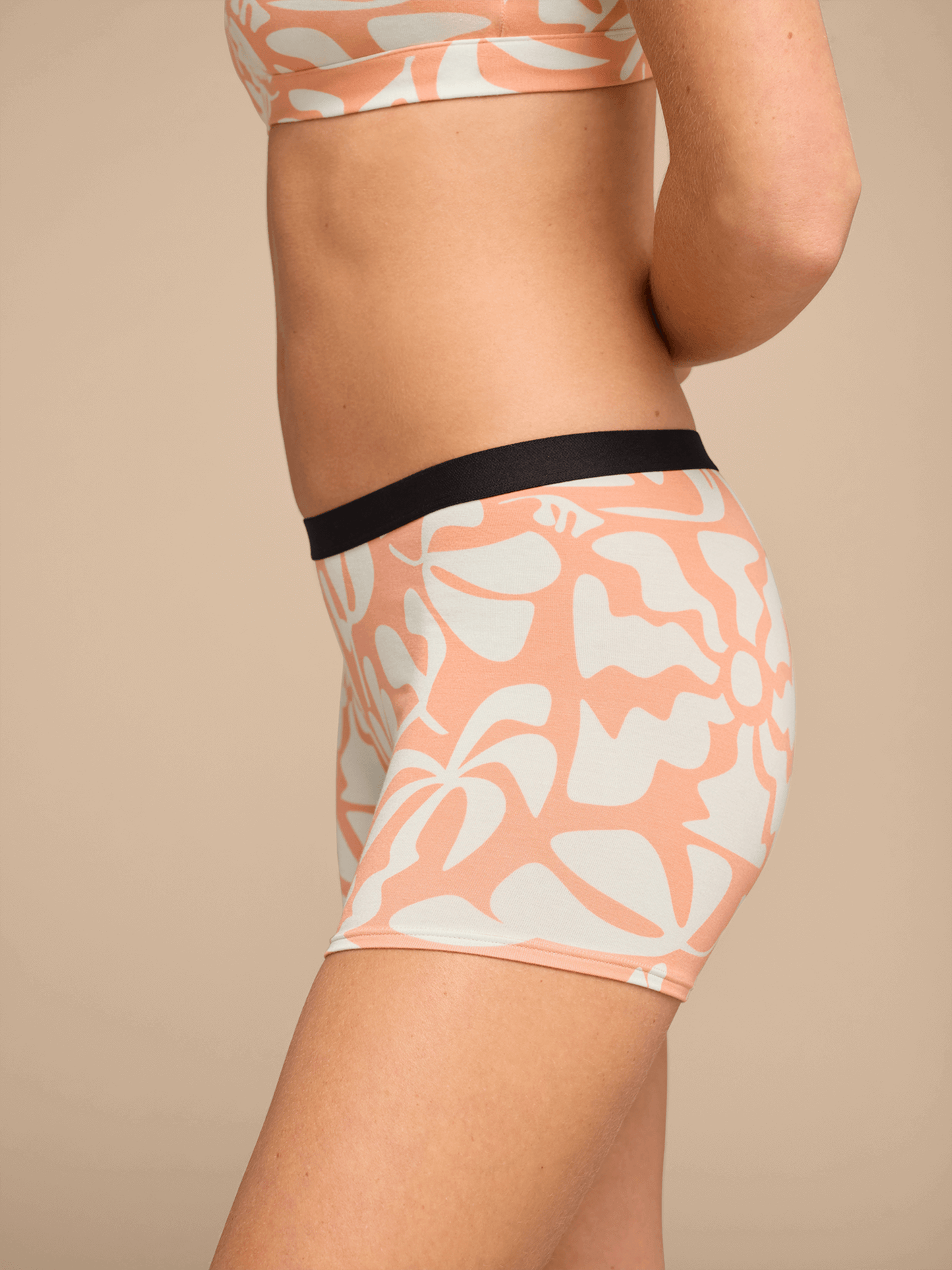 UltraModal™ Core Boyshort | Coral Heatwave