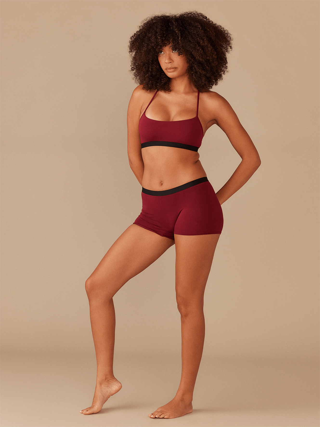 UltraModal™ Core Boyshort | Cabernet