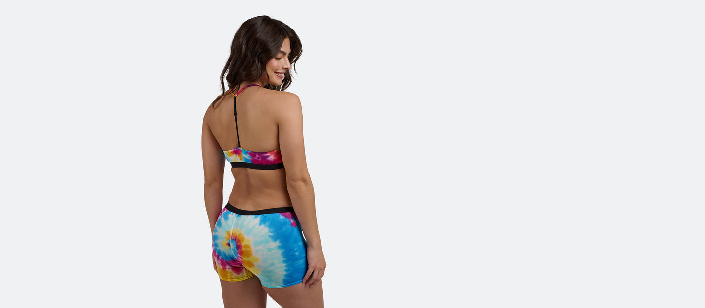UltraModal™ Core Boyshort | Rainbow Tie Dye