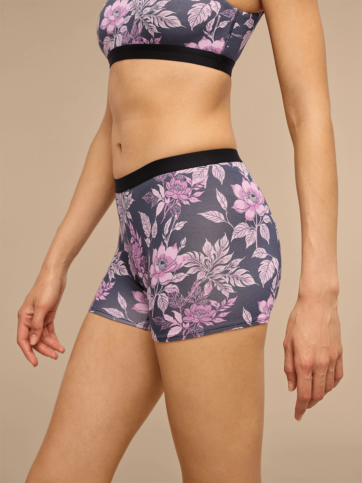 UltraModal™ Core Boyshort | Purple Bloom