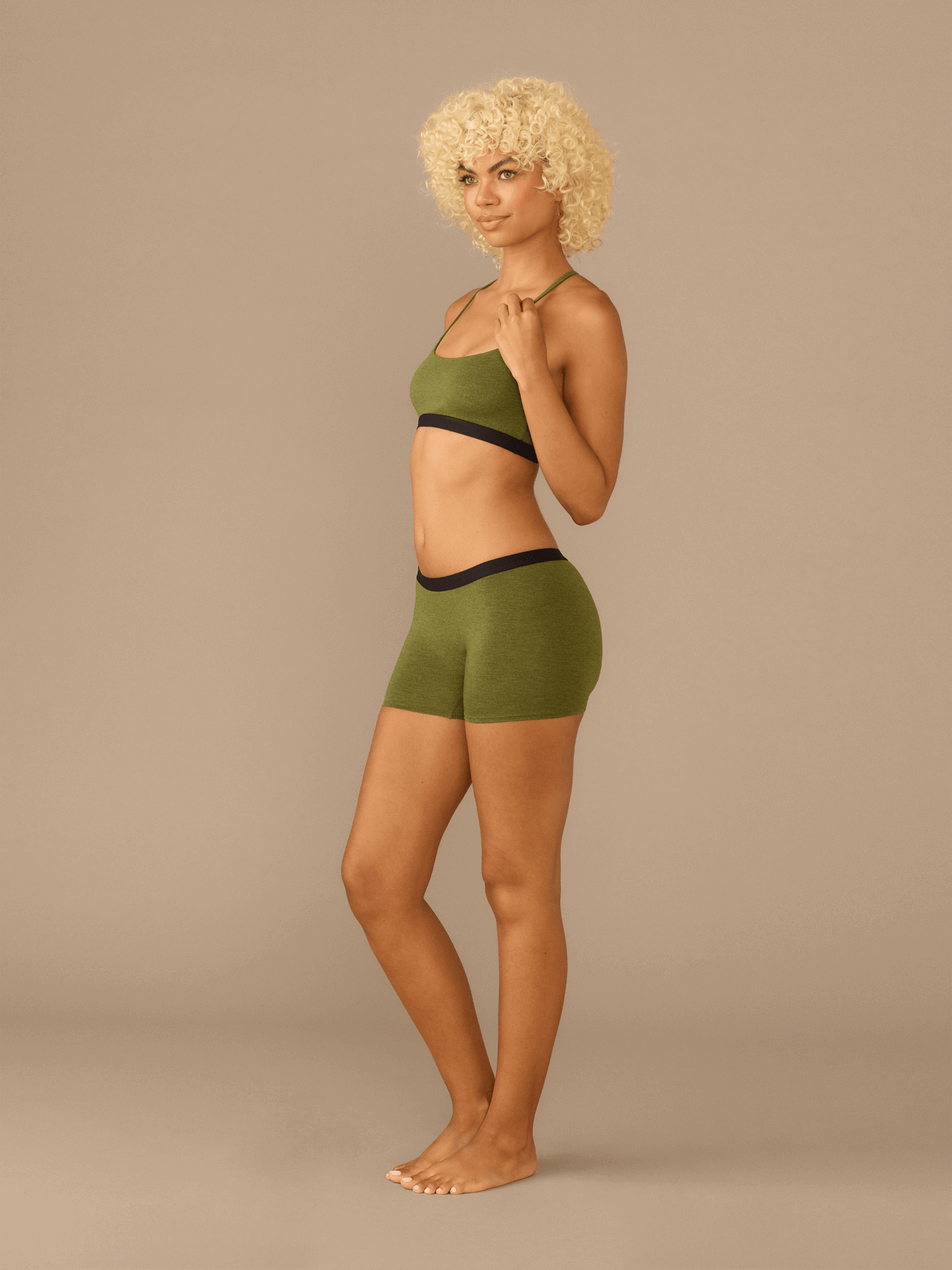 UltraModal™ Core Boyshort | Heather Olive