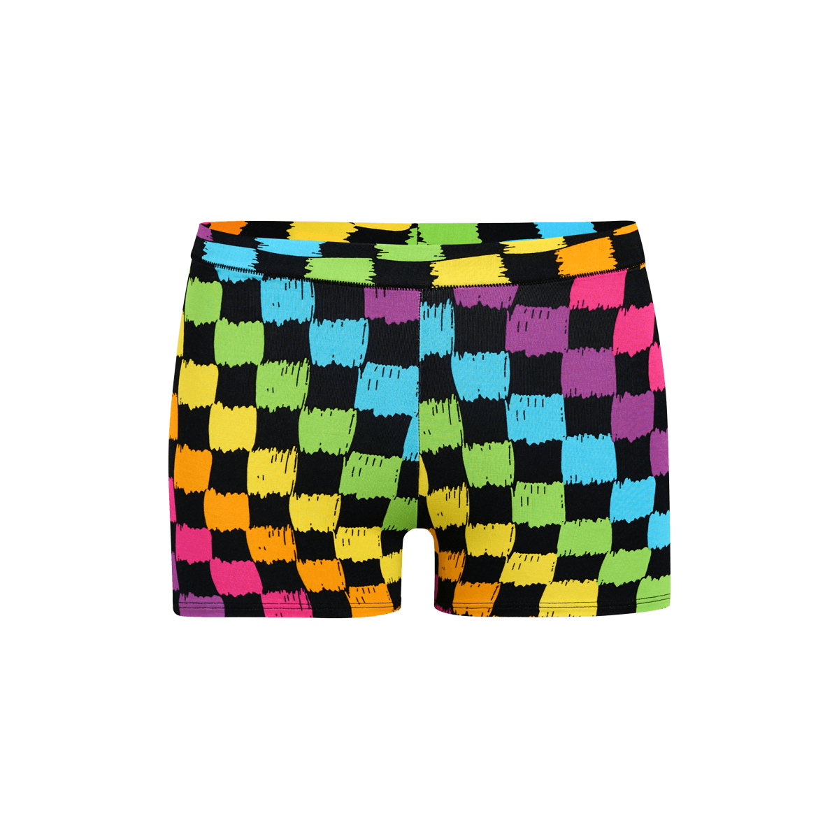 UltraModal™ FeelFree Boyshort | Rainbow Check