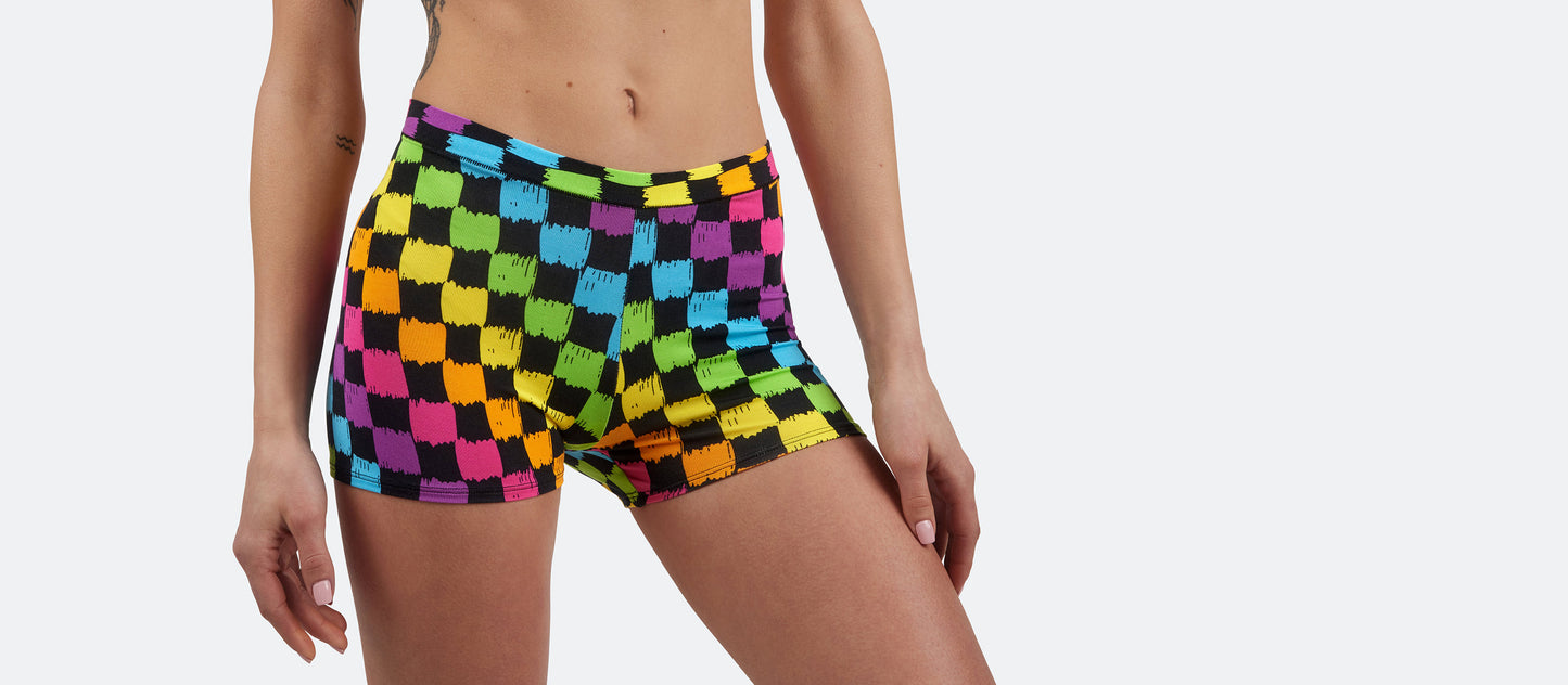 UltraModal™ FeelFree Boyshort | Rainbow Check