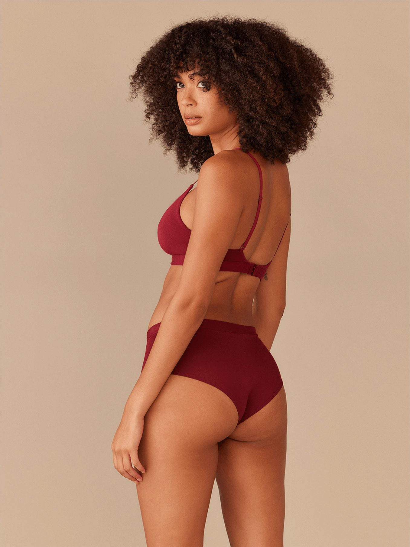 UltraModal™ FeelFree Ruched Bralette | Cabernet/Cabernet