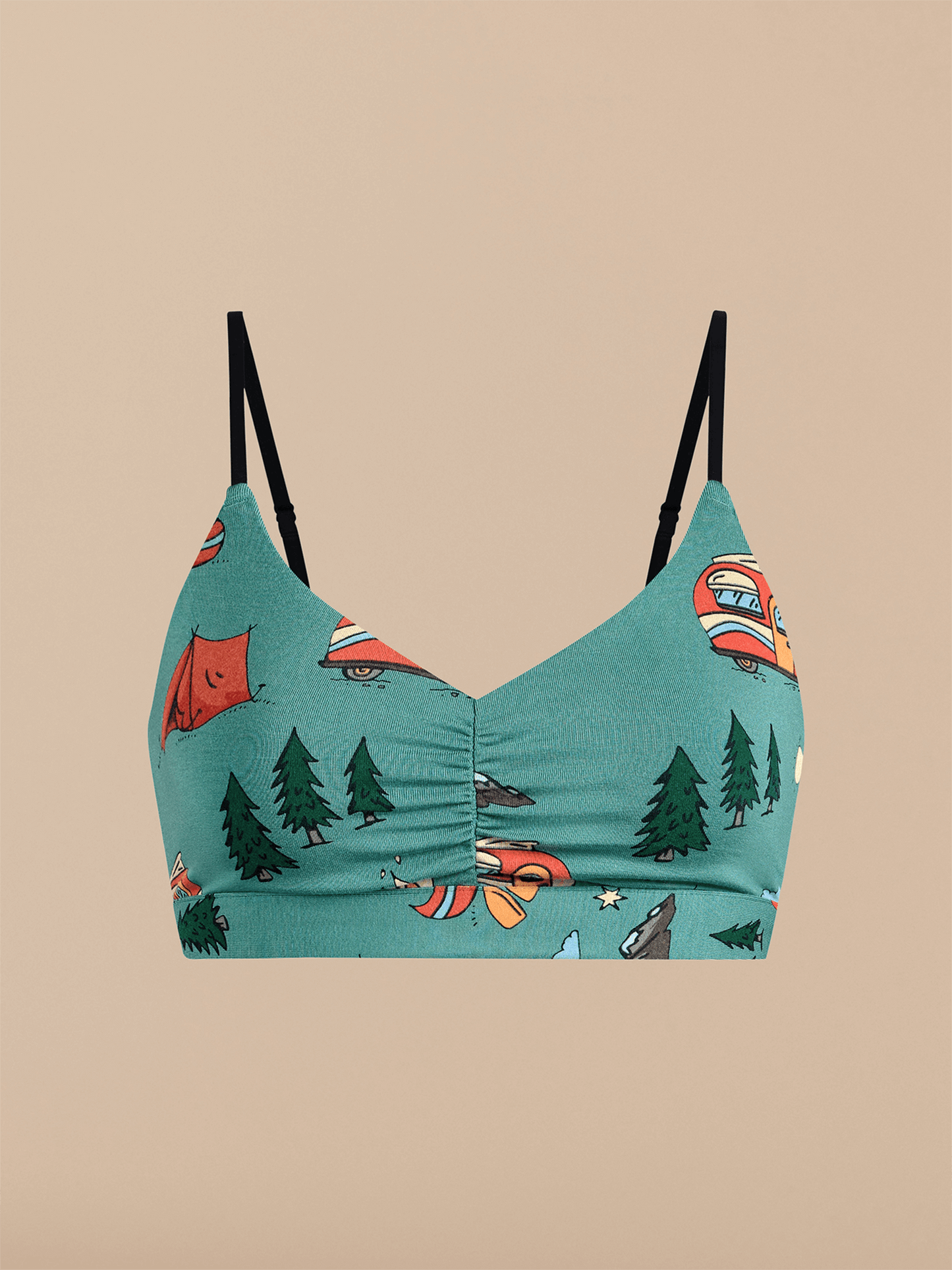 UltraModal™ FeelFree Ruched Bralette | Happy Camper