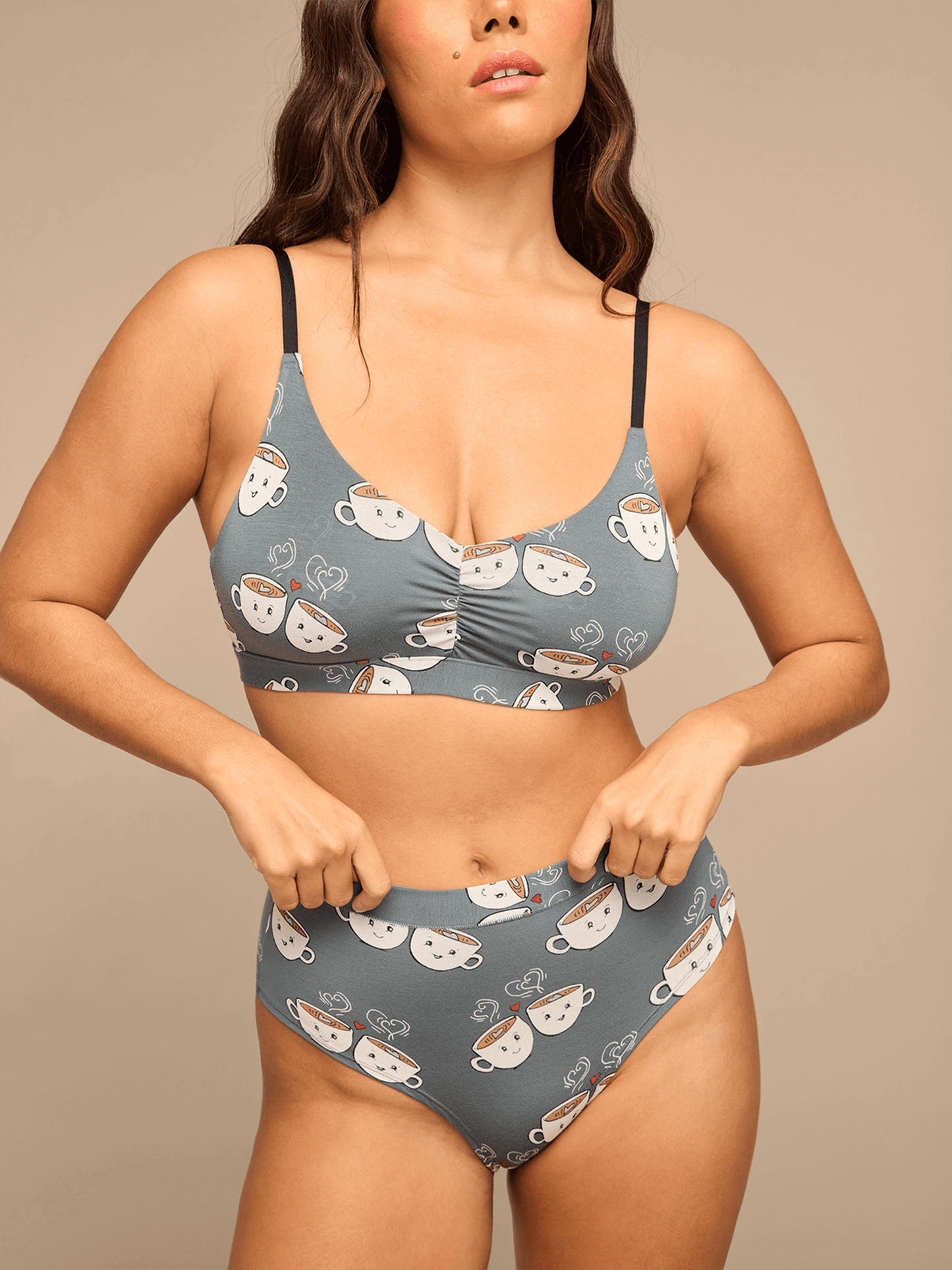 UltraModal™ FeelFree Ruched Bralette | Love You A Latte