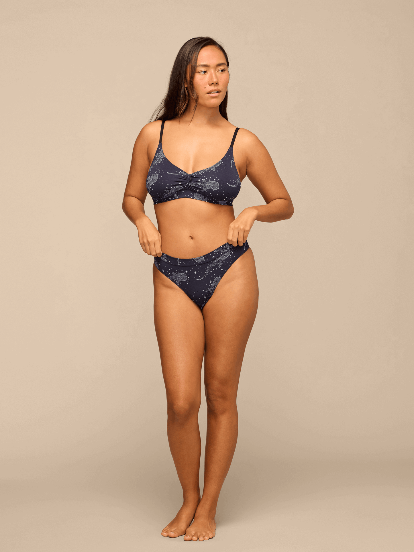 UltraModal™ FeelFree Ruched Bralette | Starry Sharks