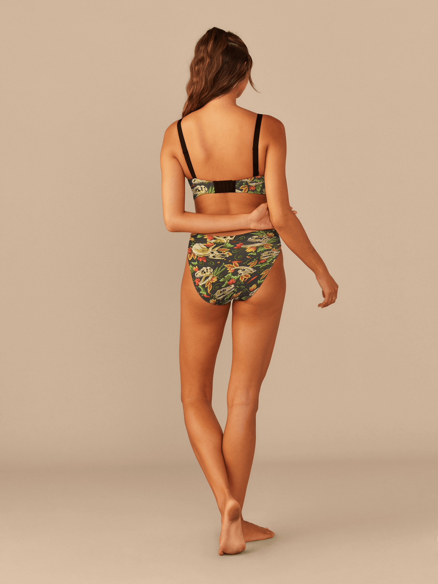Curvy UltraModal™ FeelFree Ruched Bralette | Jurassic Garden