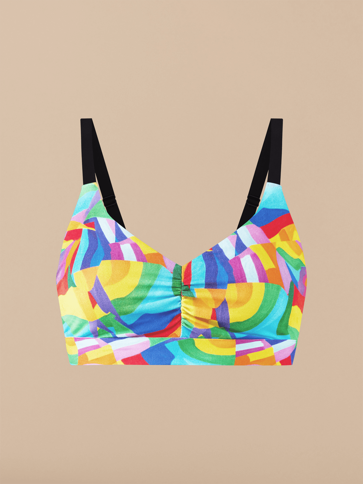 Curvy UltraModal™ FeelFree Ruched Bralette | Painted Pride