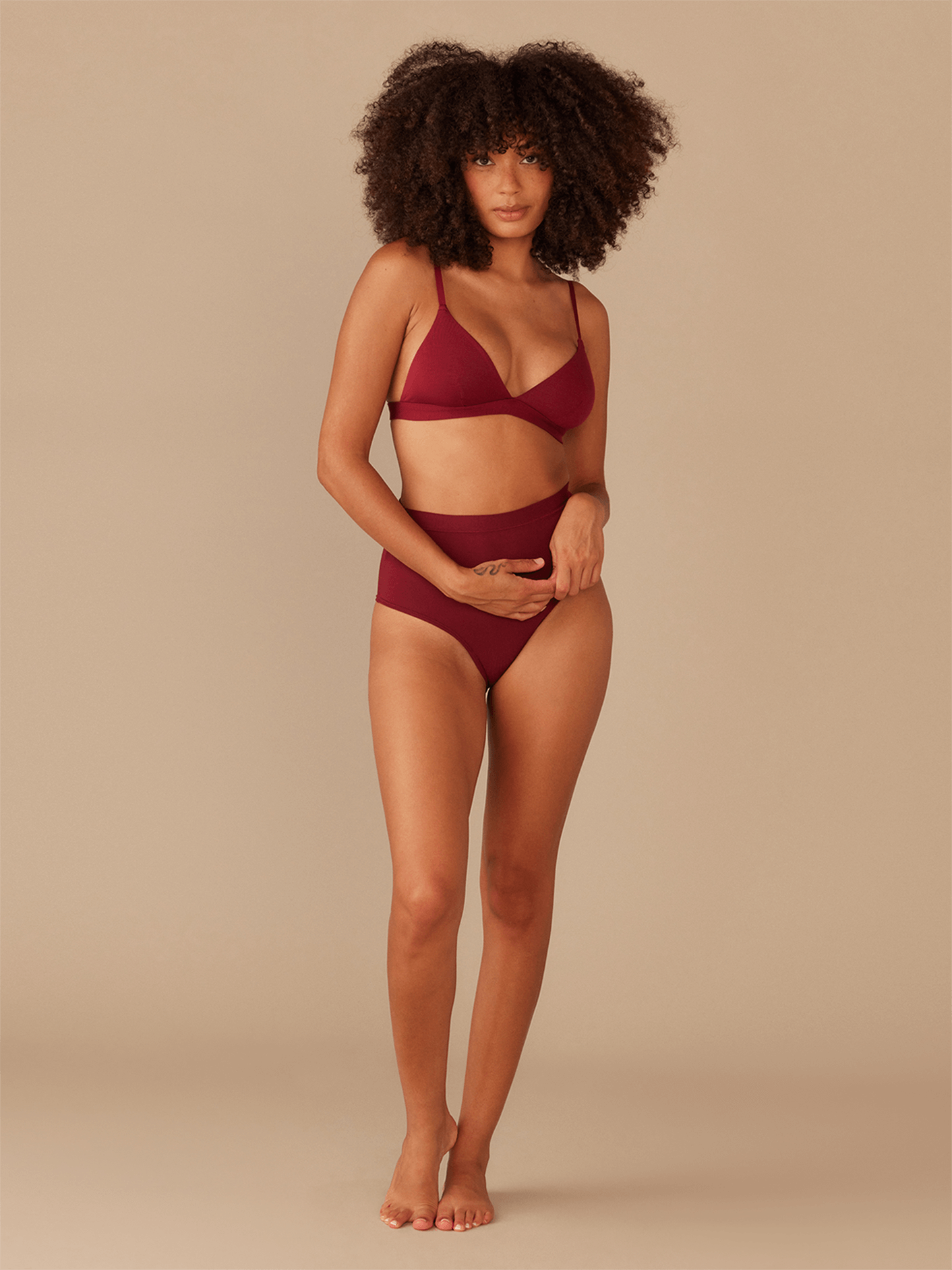 UltraModal™ FeelFree Triangle Bralette | Cabernet/Cabernet