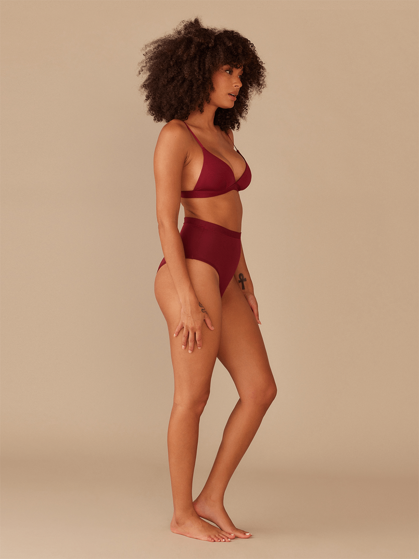 UltraModal™ FeelFree Triangle Bralette | Cabernet/Cabernet