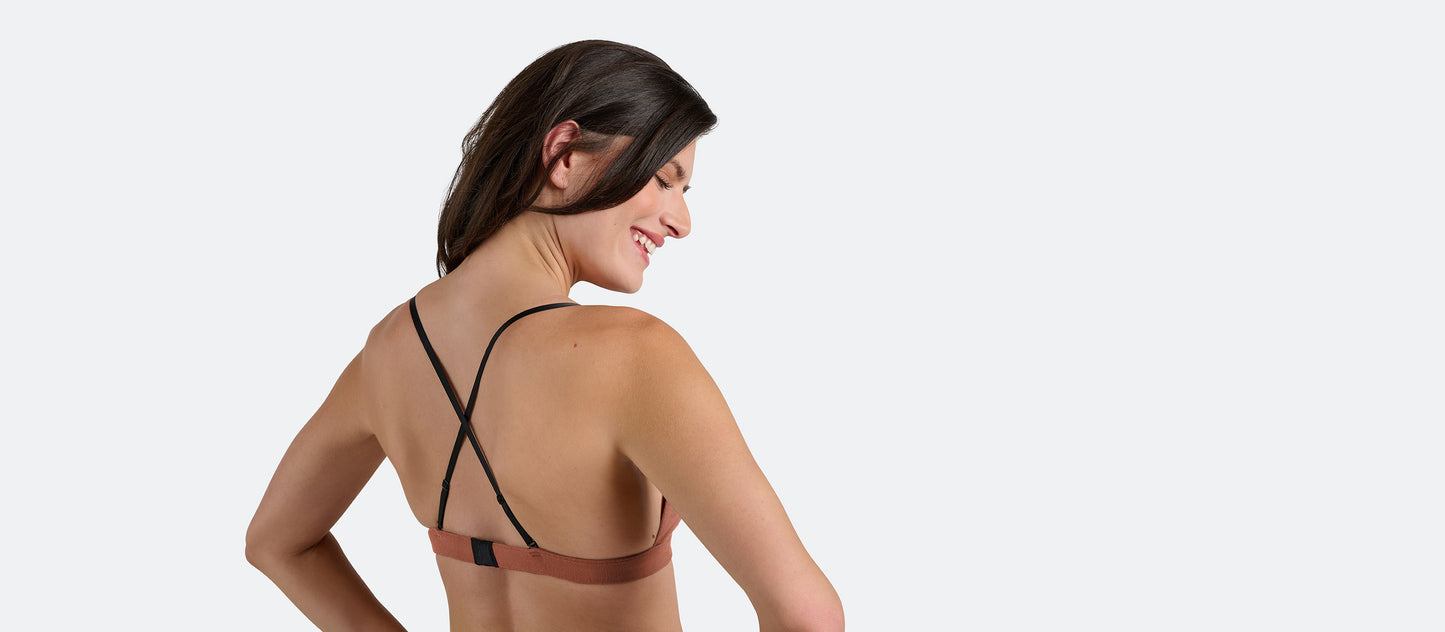 UltraModal™ FeelFree Triangle Bralette | Cedar Wood