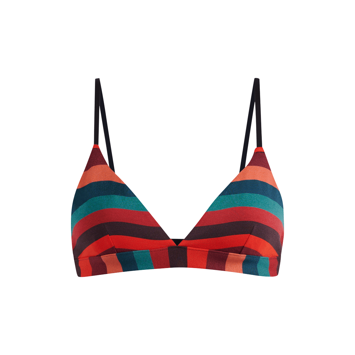 UltraModal™ FeelFree Triangle Bralette | Bright Stripes
