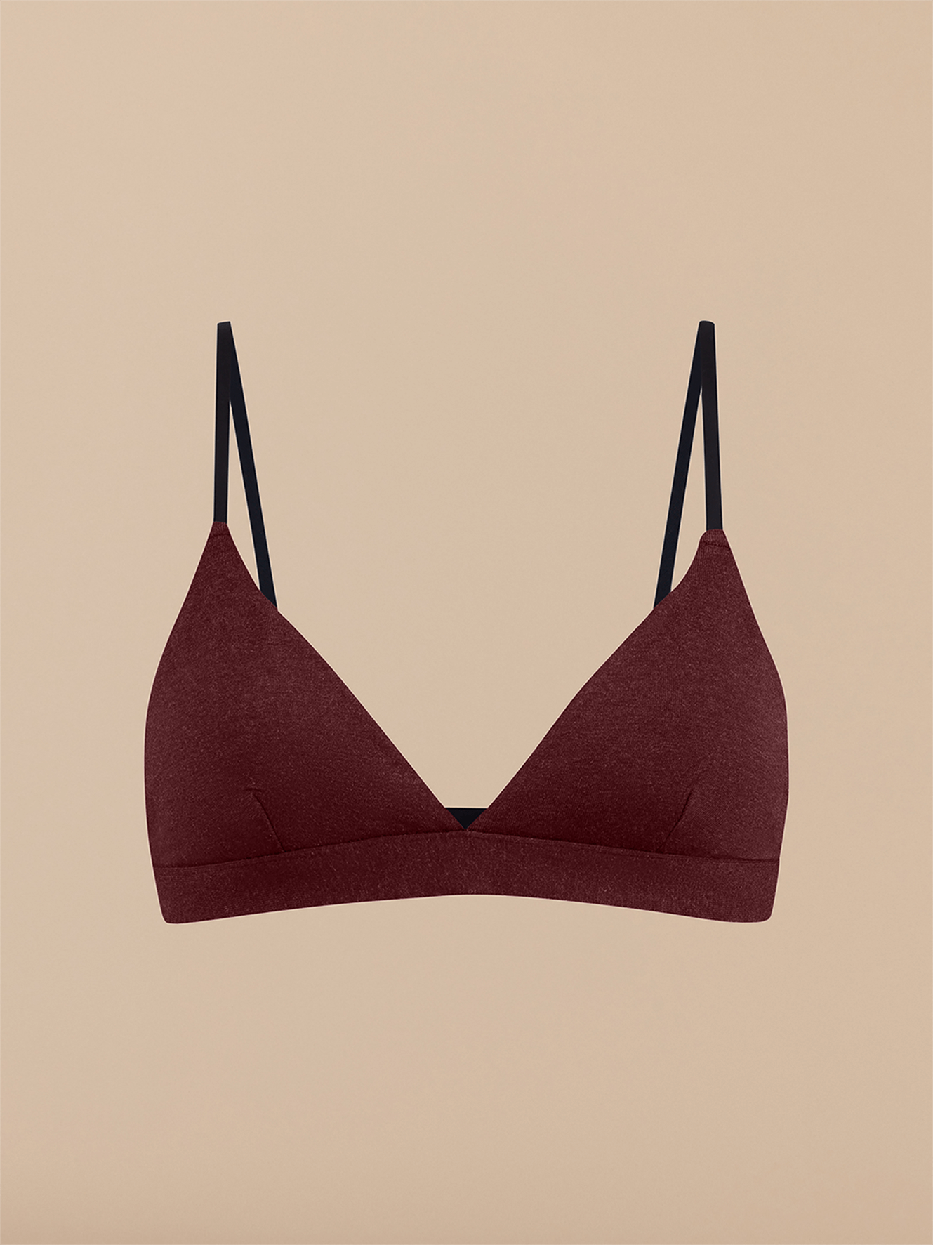 UltraModal™ FeelFree Triangle Bralette | Heather Wine
