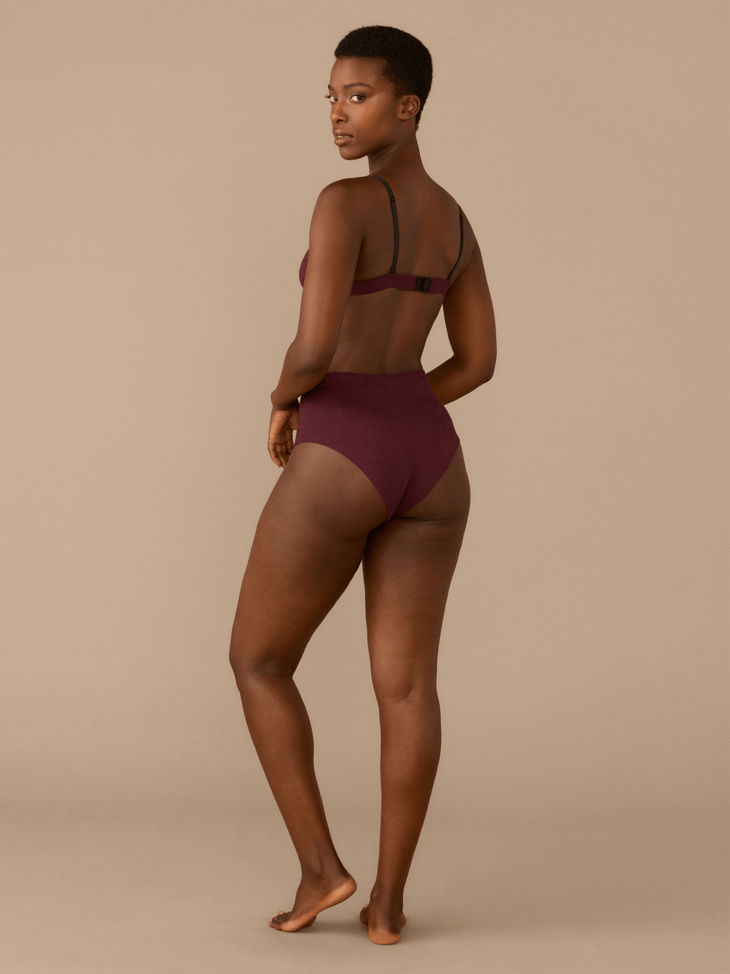 UltraModal™ FeelFree Triangle Bralette | Heather Wine