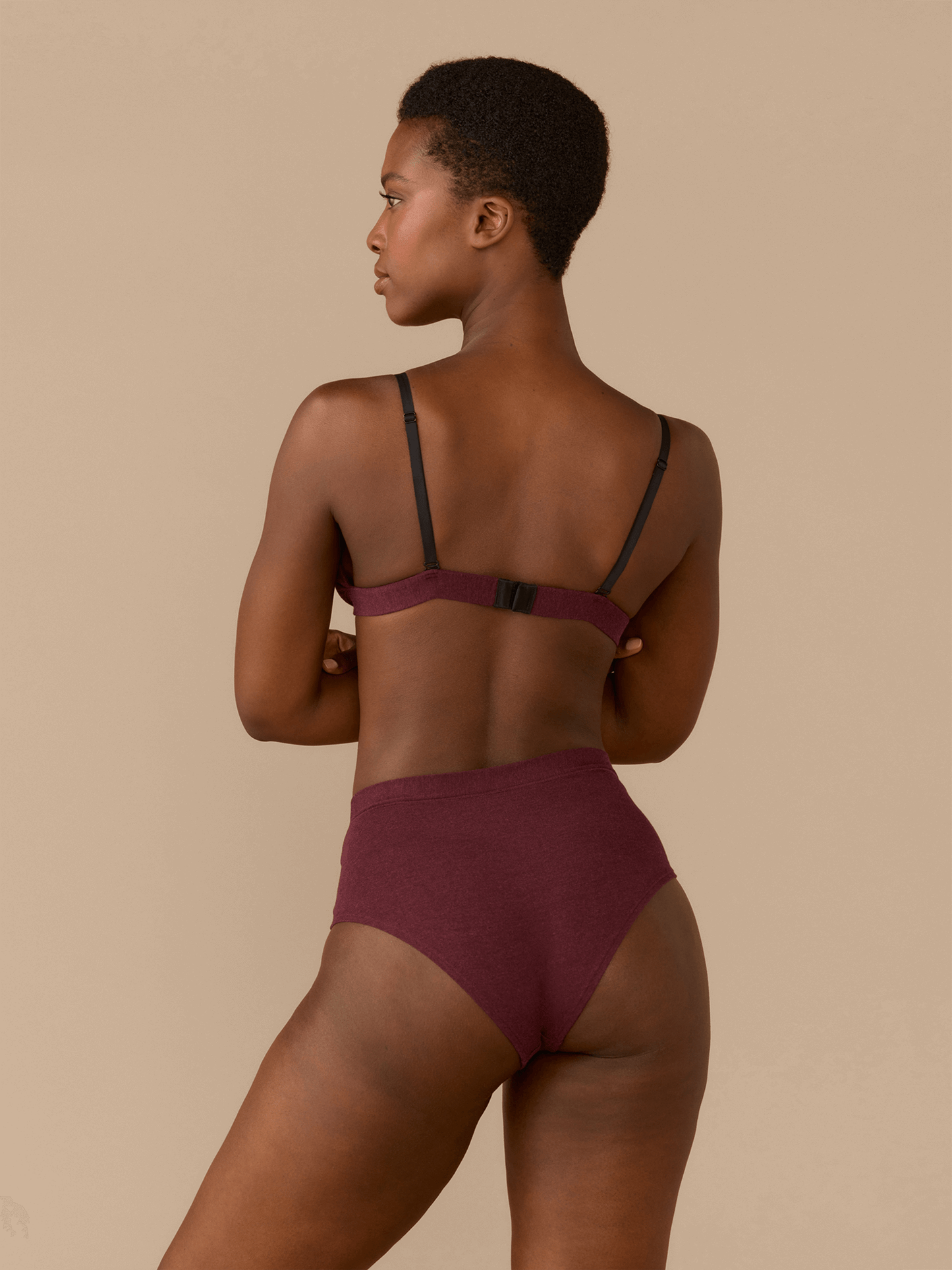 UltraModal™ FeelFree Triangle Bralette | Heather Wine