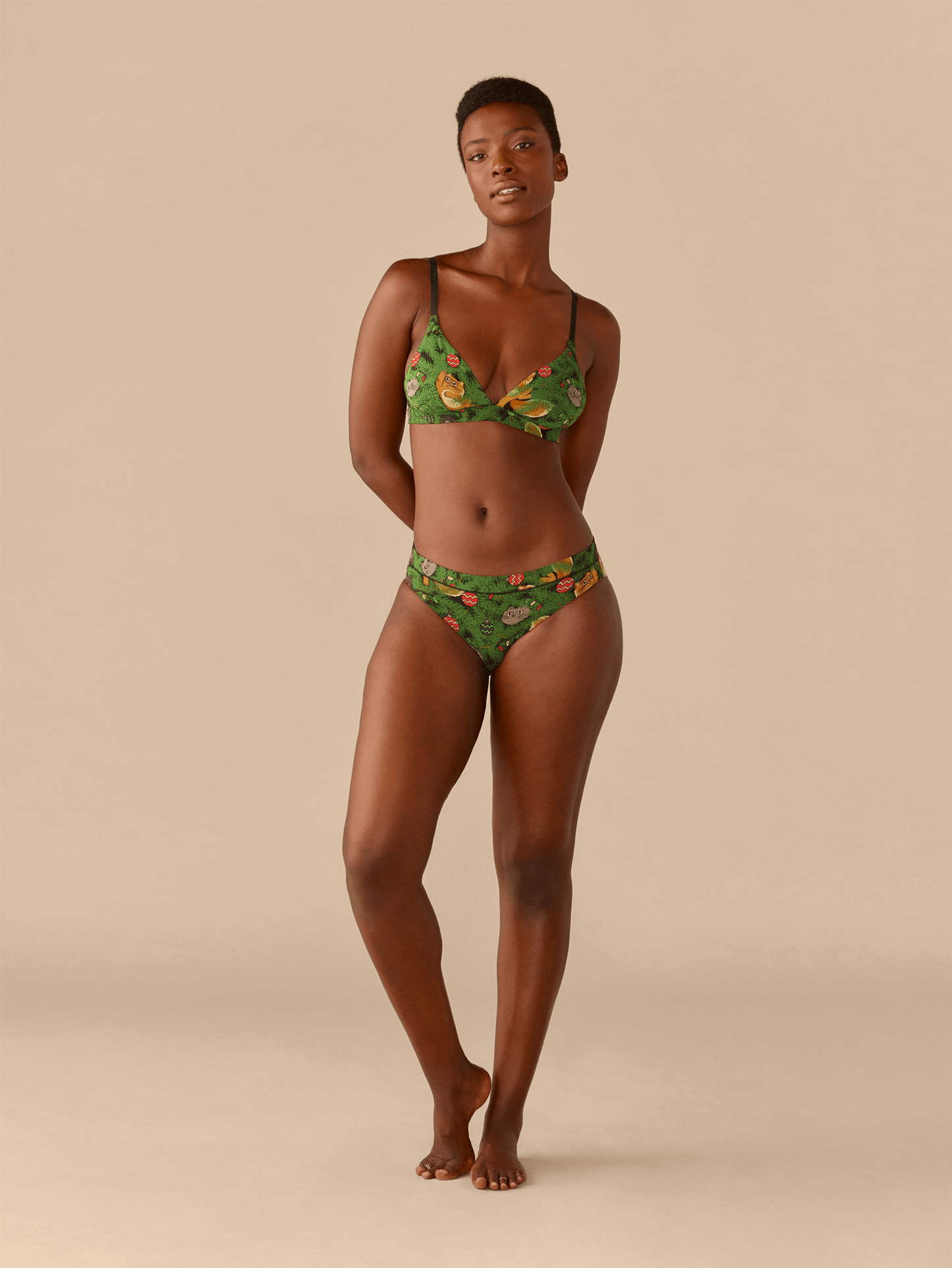 UltraModal™ FeelFree Triangle Bralette | Meowy Christmas