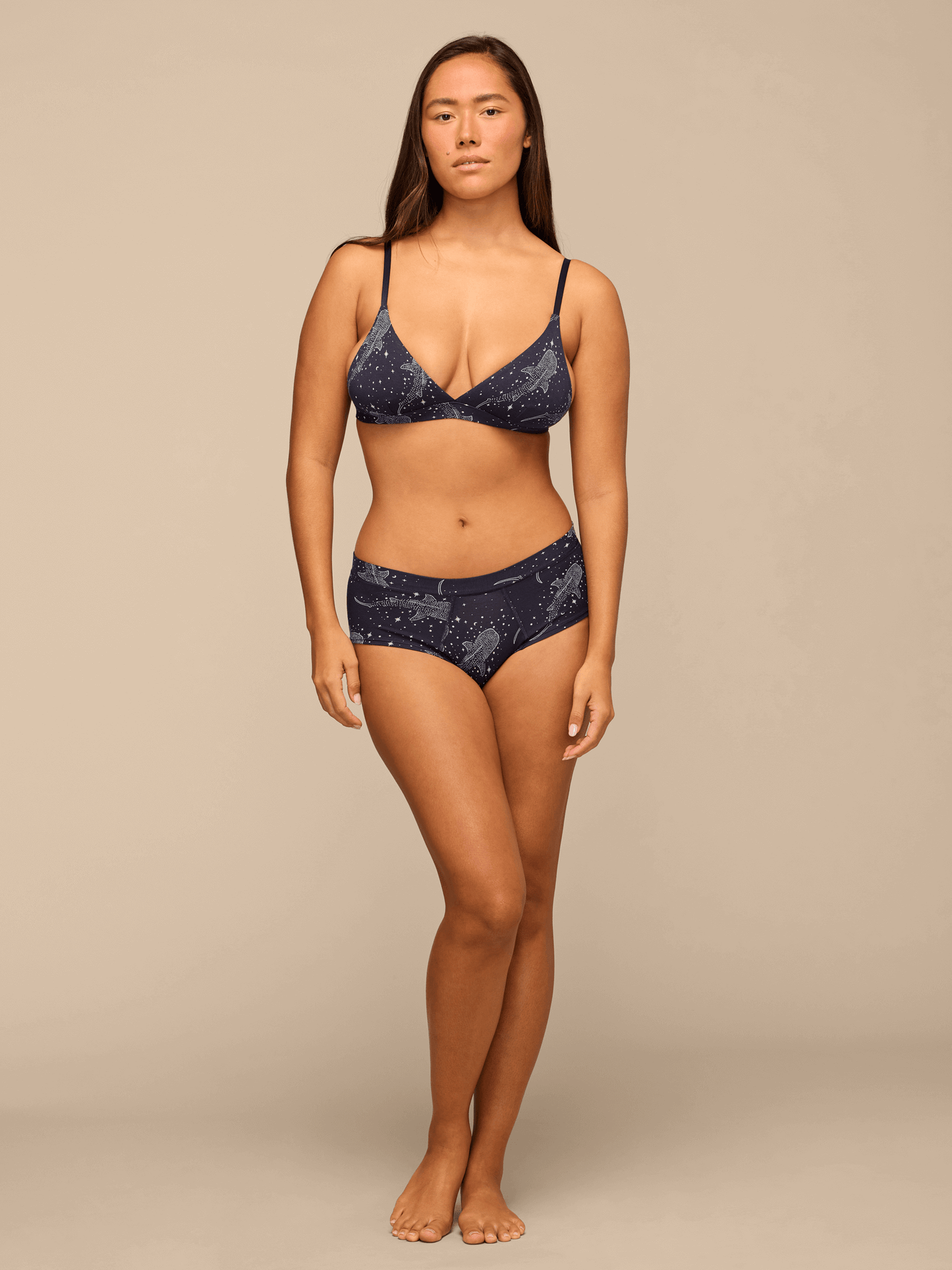 UltraModal™ FeelFree Triangle Bralette | Starry Sharks