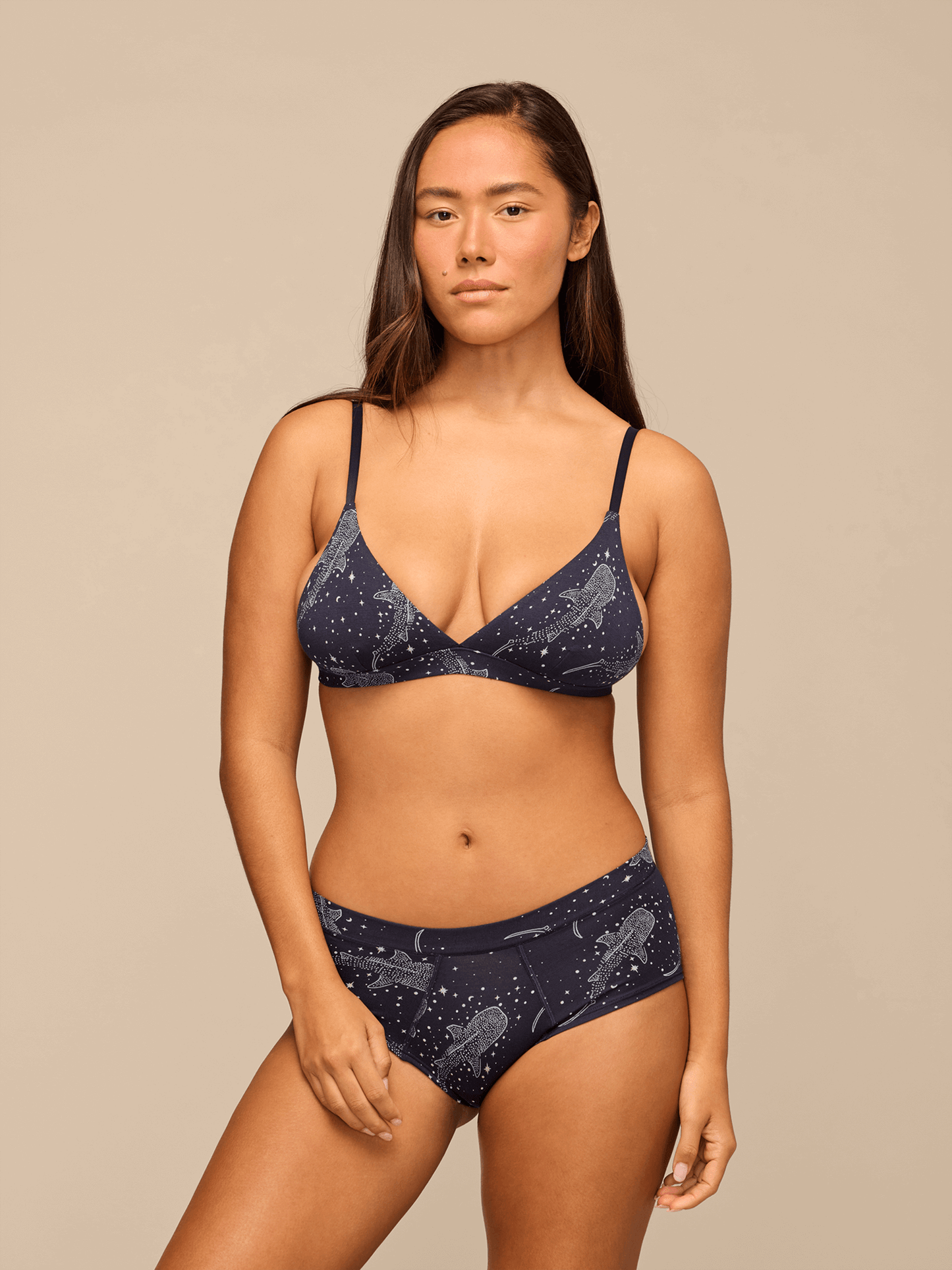 UltraModal™ FeelFree Triangle Bralette | Starry Sharks