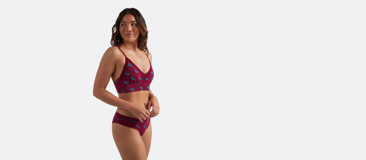 UltraModal™ Lace Plunge Bralette | Desert Moon