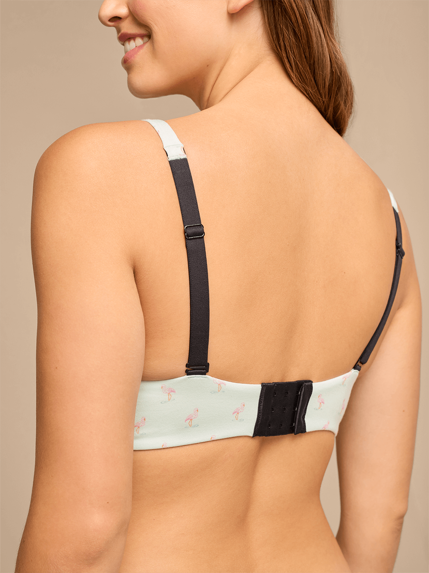 UltraModal™ FeelFree Longline Bralette | Blue Flamingos