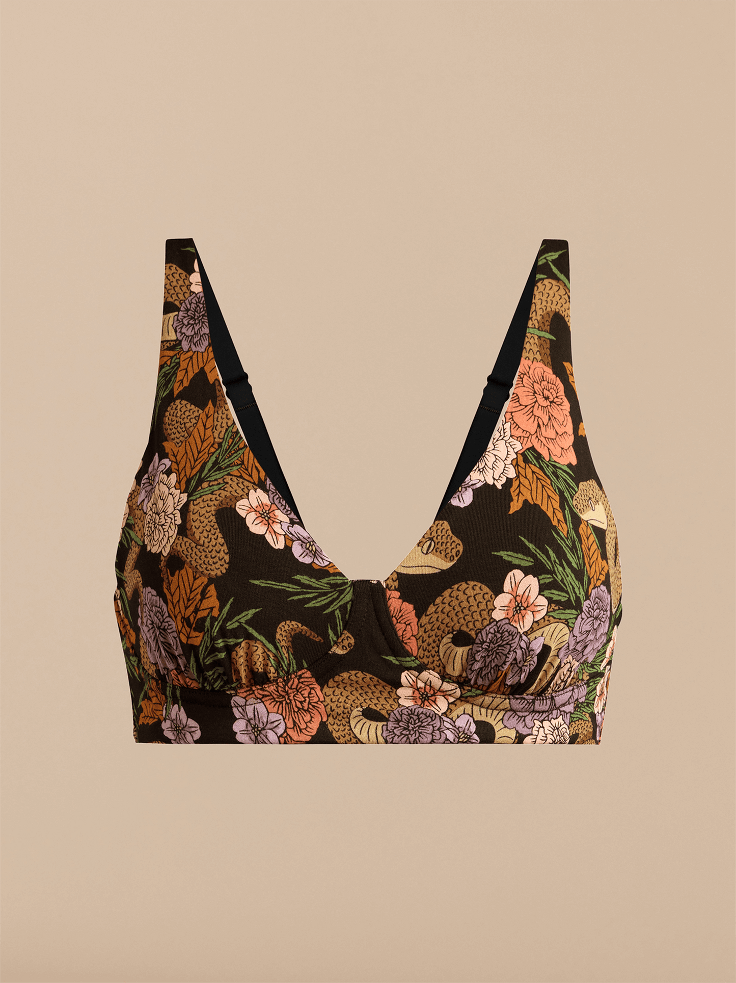 UltraModal™ FeelFree Longline Bralette | Garden Snake