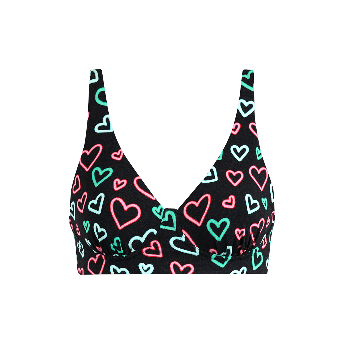 UltraModal™ FeelFree Longline Bralette | Electric Hearts
