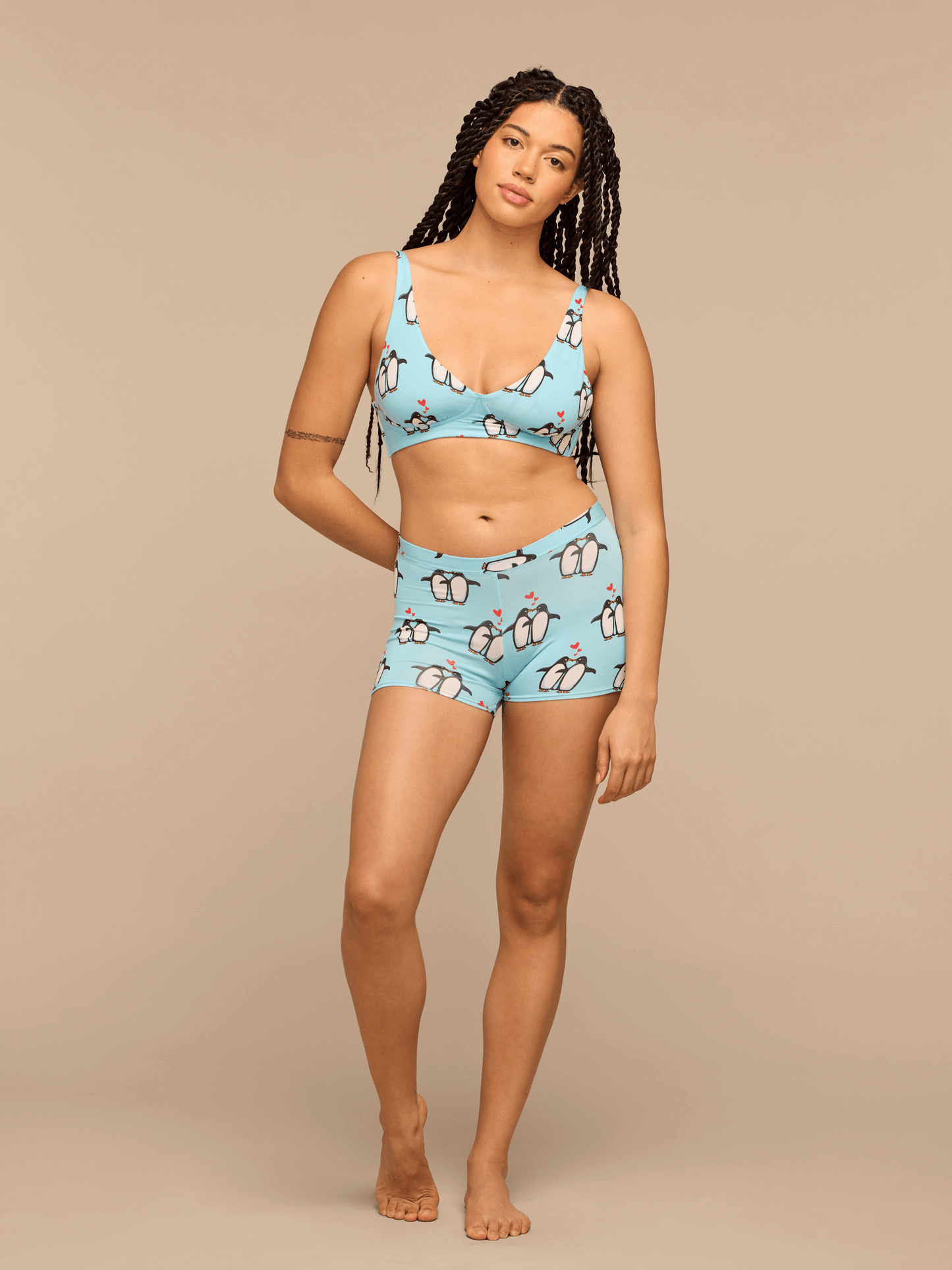 UltraModal™ FeelFree Longline Bralette | You're My Penguin